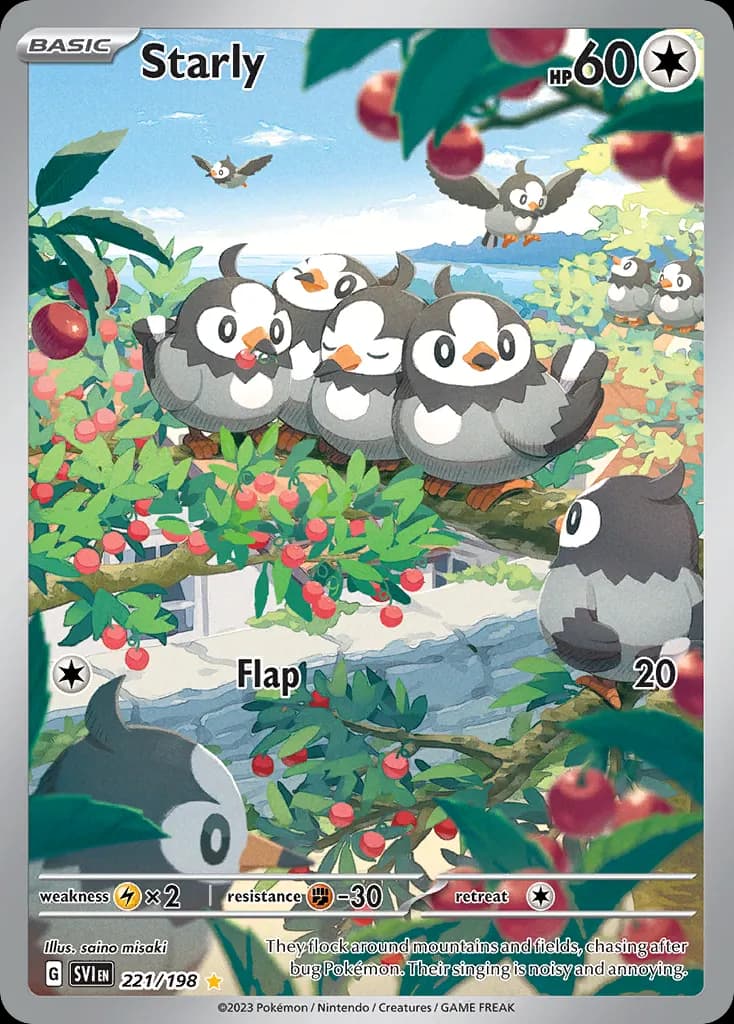 Starly — Scarlet & Violet 221 Pokémon card
