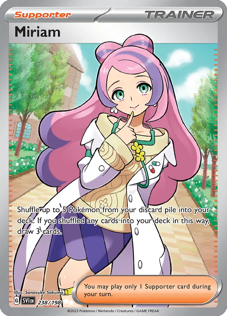 Miriam — Scarlet & Violet 238 Pokémon card