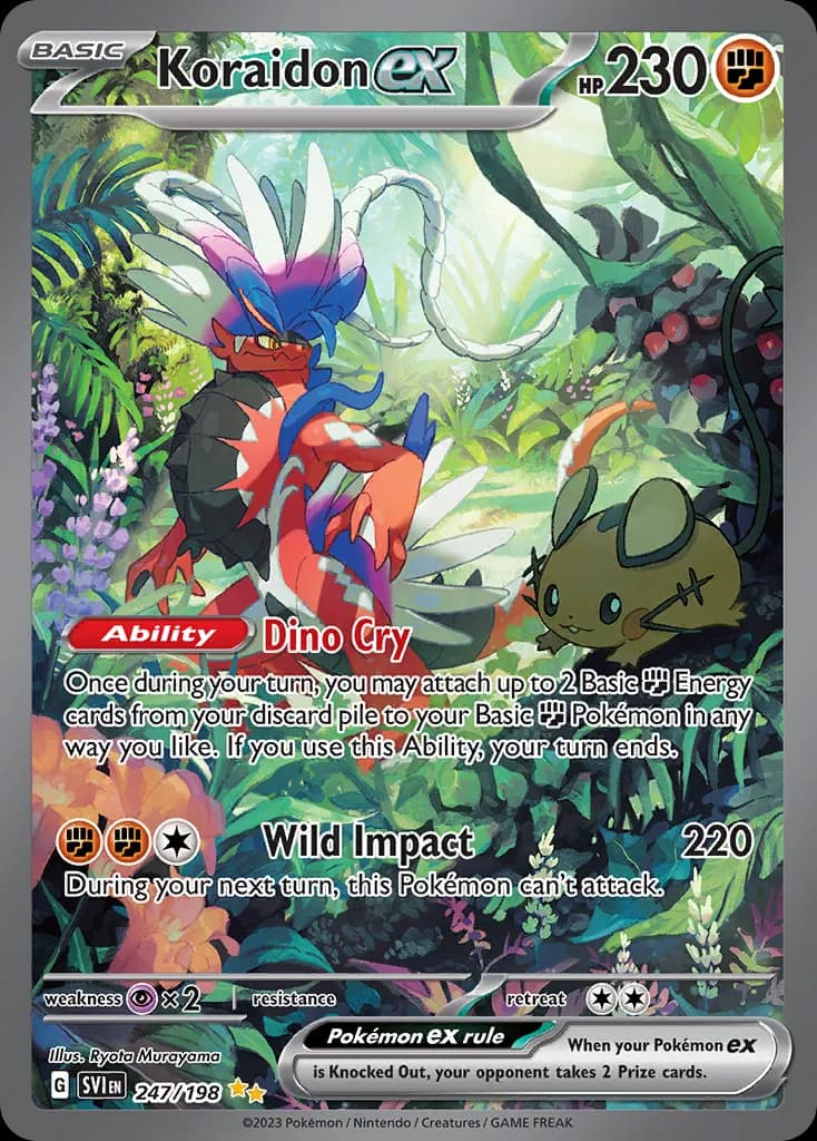Koraidon ex — Scarlet & Violet 247 Pokémon card