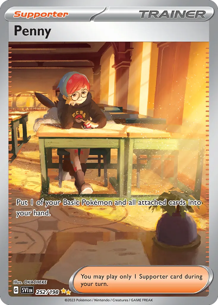 Penny — Scarlet & Violet 252 Pokémon card