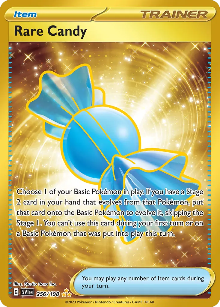 Rare Candy — Scarlet & Violet 256 Pokémon card