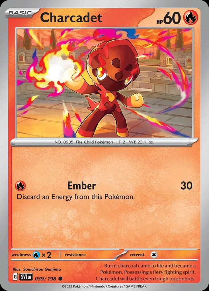 Charcadet — Scarlet & Violet 39 Pokémon card