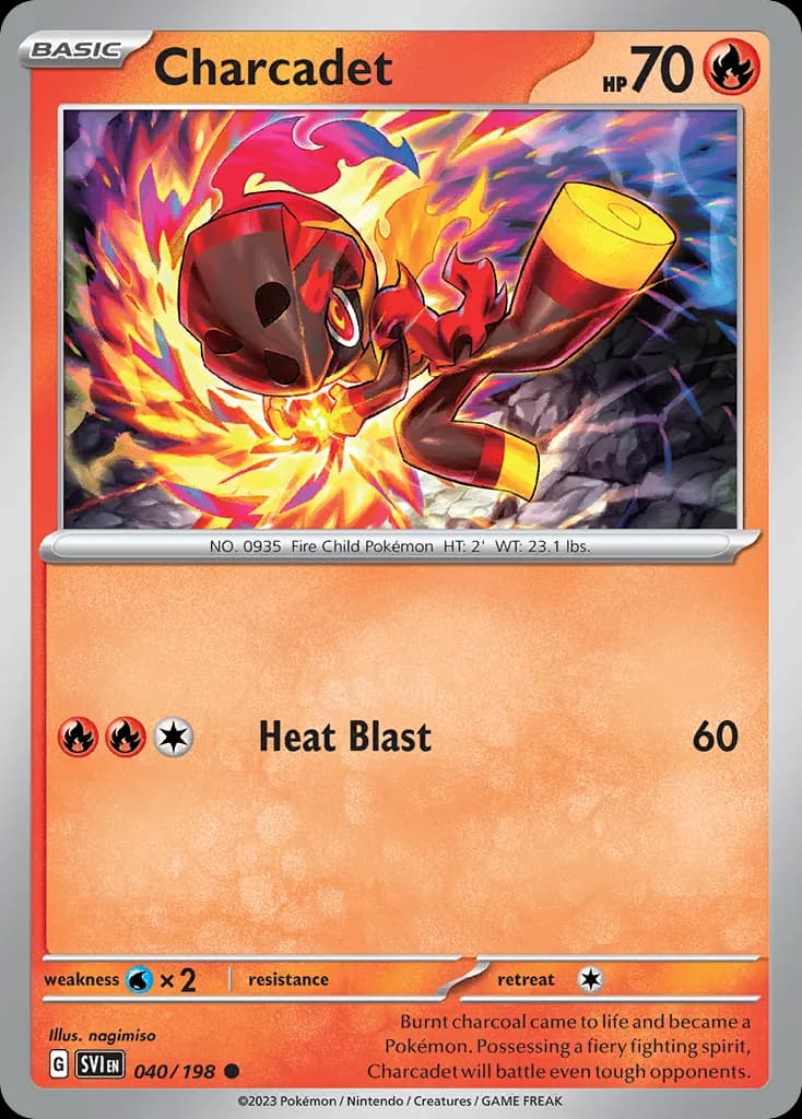 Charcadet — Scarlet & Violet 40 Pokémon card