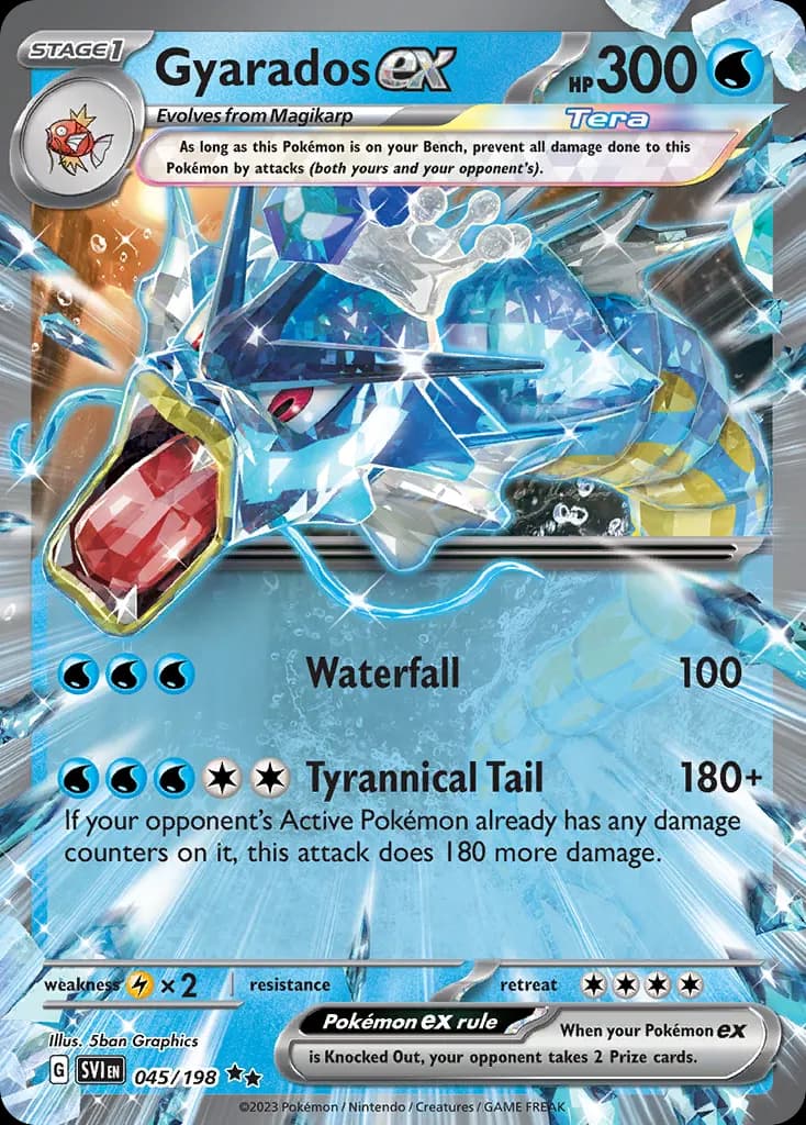 Gyarados ex — Scarlet & Violet 45 Pokémon card
