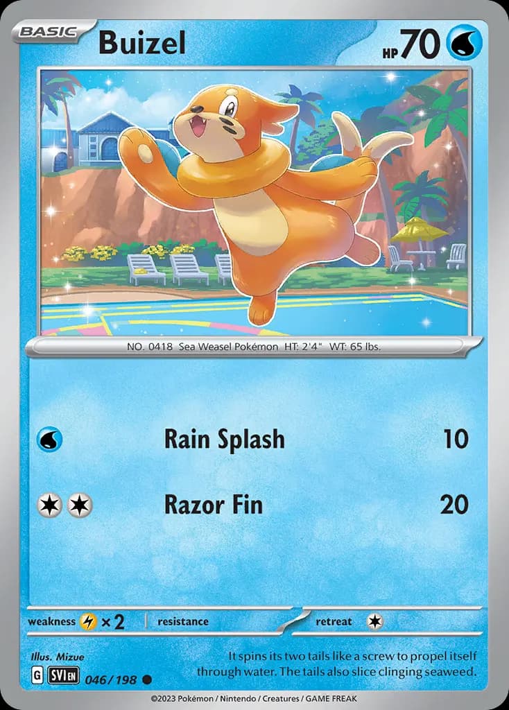 Buizel — Scarlet & Violet 46 Pokémon card