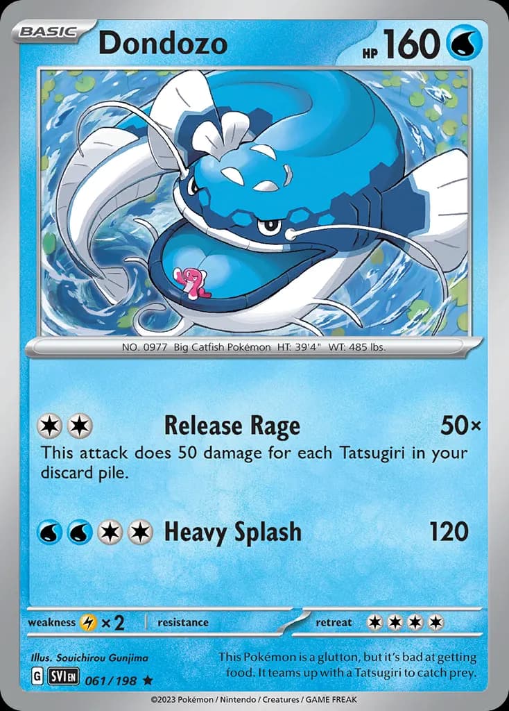 Dondozo — Scarlet & Violet 61 Pokémon card