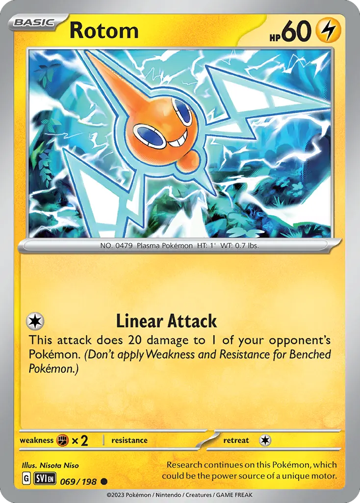 Rotom — Scarlet & Violet 69 Pokémon card