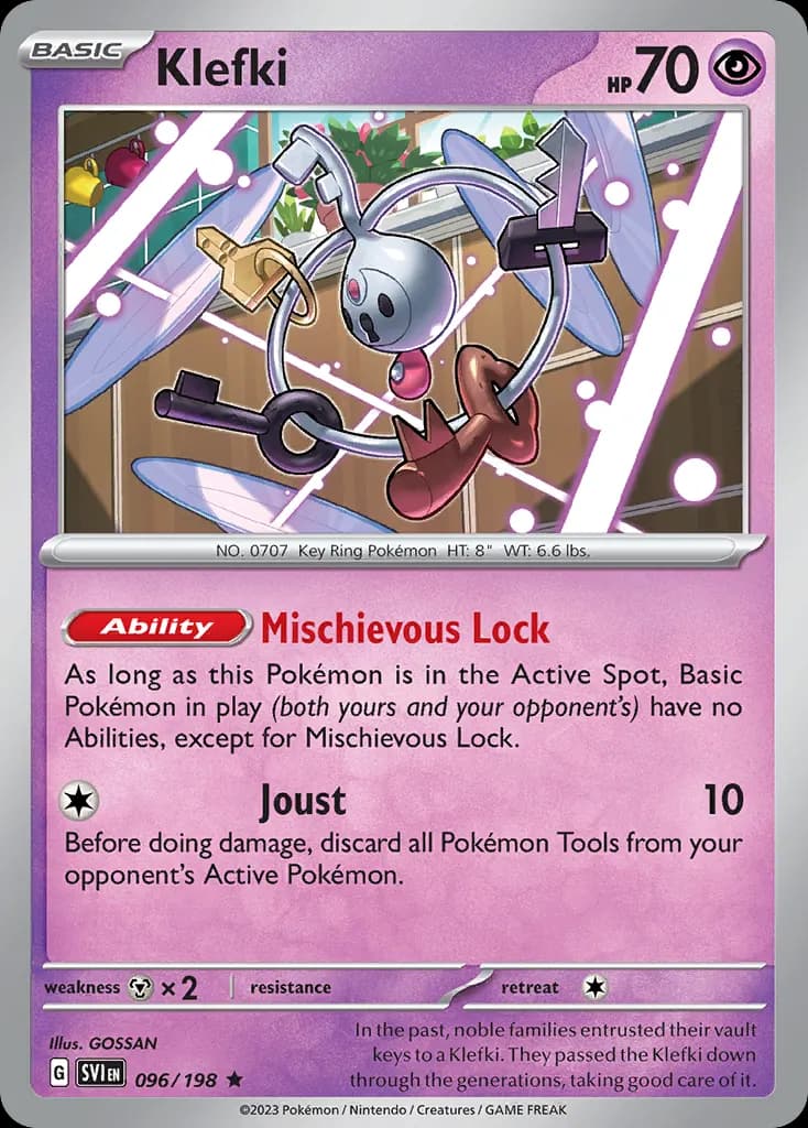 Klefki — Scarlet & Violet 96 Pokémon card