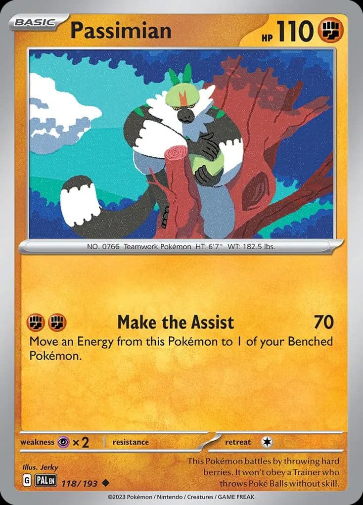 Passimian — Paldea Evolved 118 Pokémon card