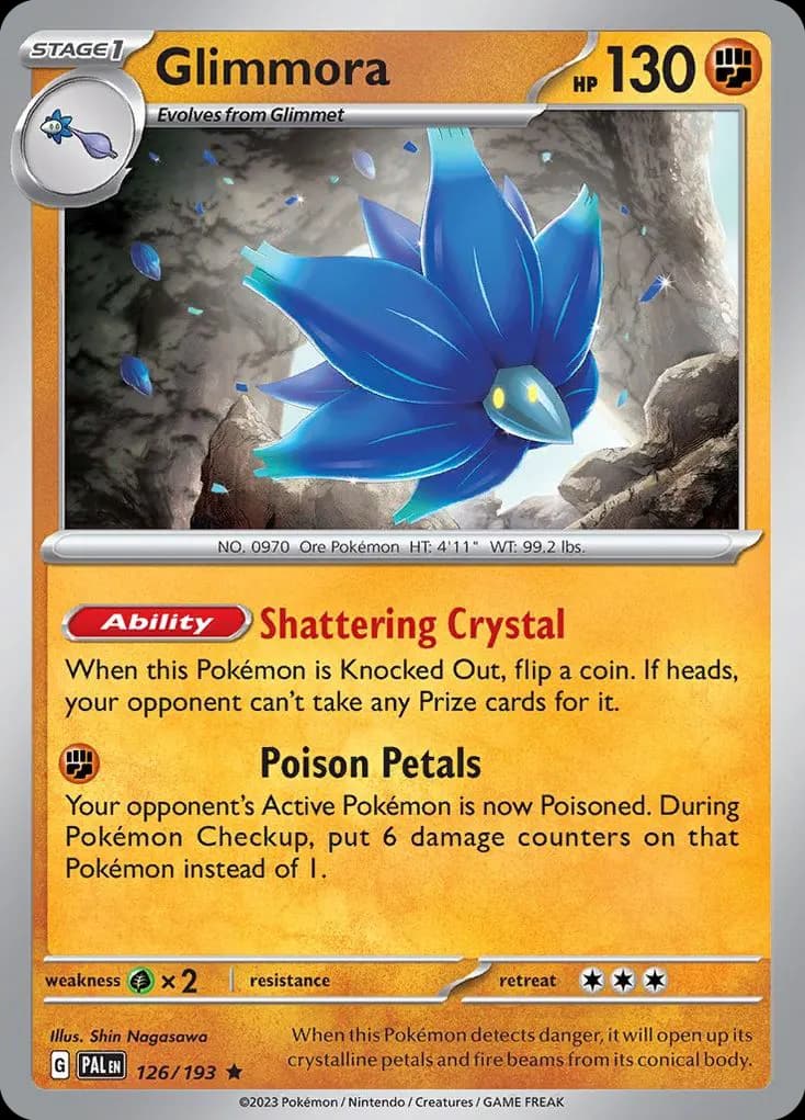 Glimmora — Paldea Evolved 126 Pokémon card