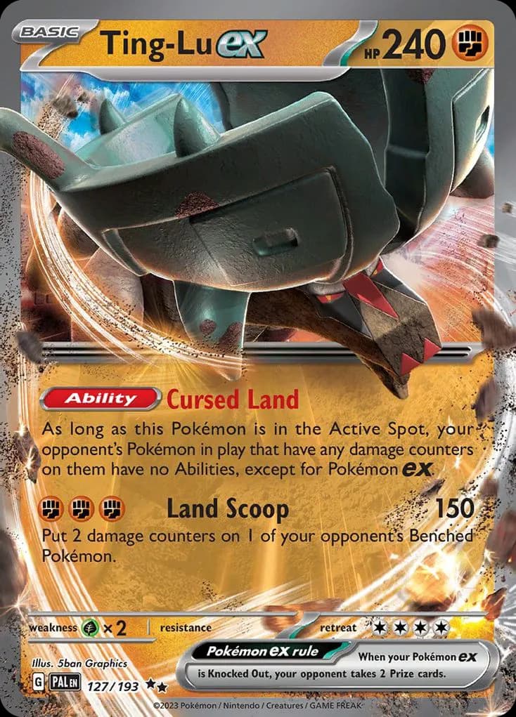 Ting-Lu ex — Paldea Evolved 127 Pokémon card