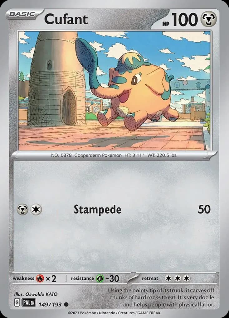 Cufant — Paldea Evolved 149 Pokémon card