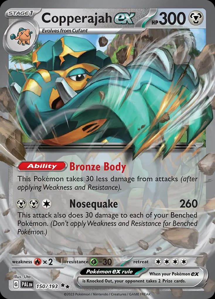 Copperajah ex — Paldea Evolved 150 Pokémon card