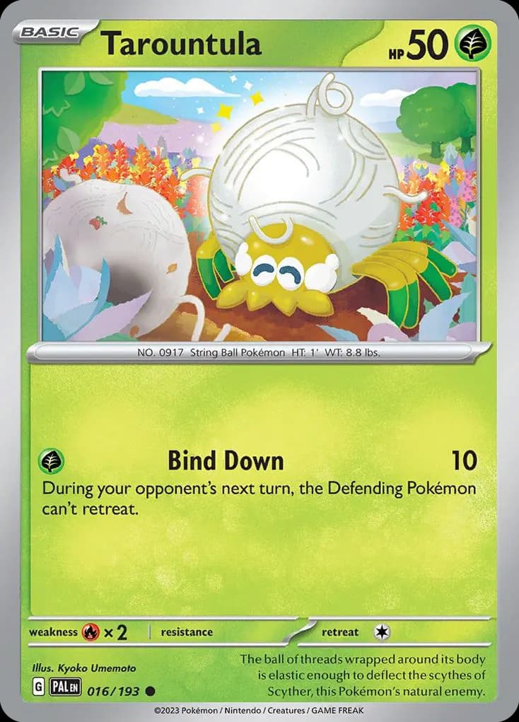Tarountula — Paldea Evolved 16 Pokémon card