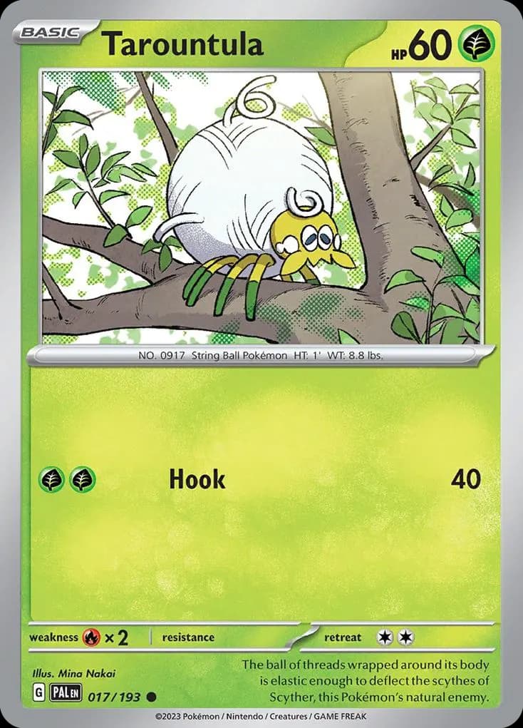 Tarountula — Paldea Evolved 17 Pokémon card
