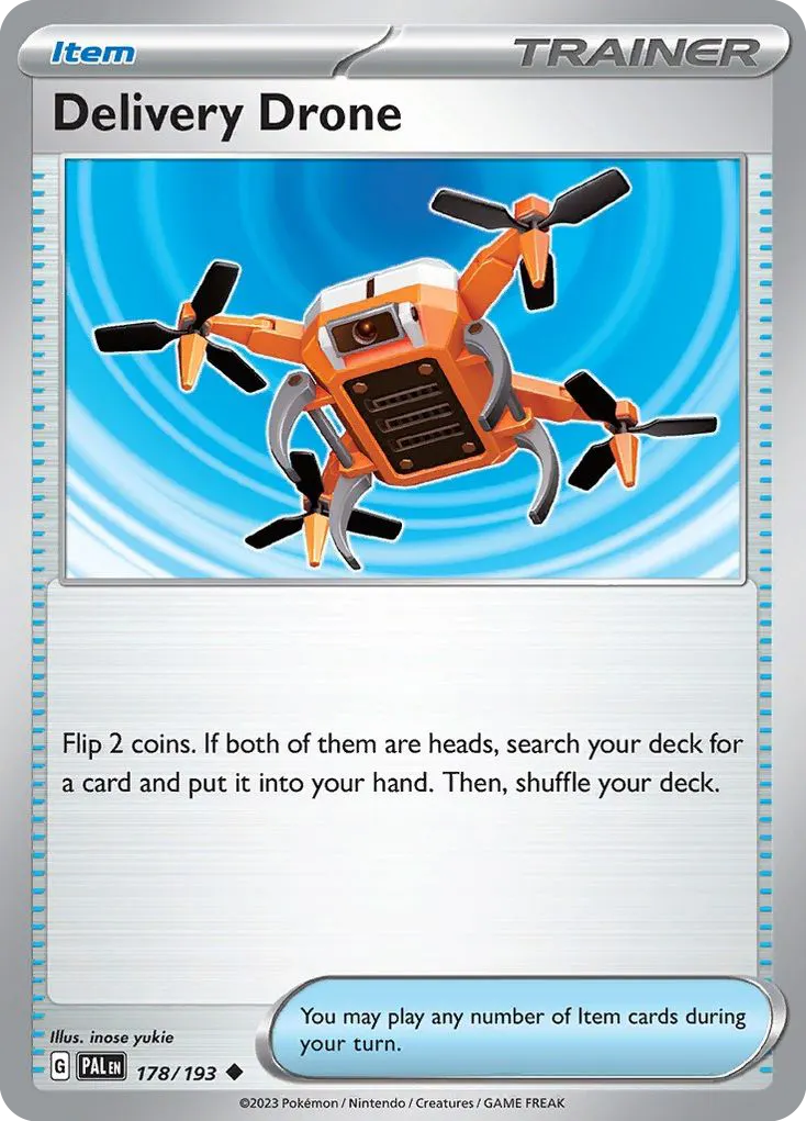 Delivery Drone — Paldea Evolved 178 Pokémon card