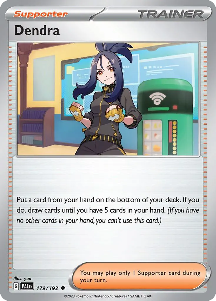Dendra — Paldea Evolved 179 Pokémon card