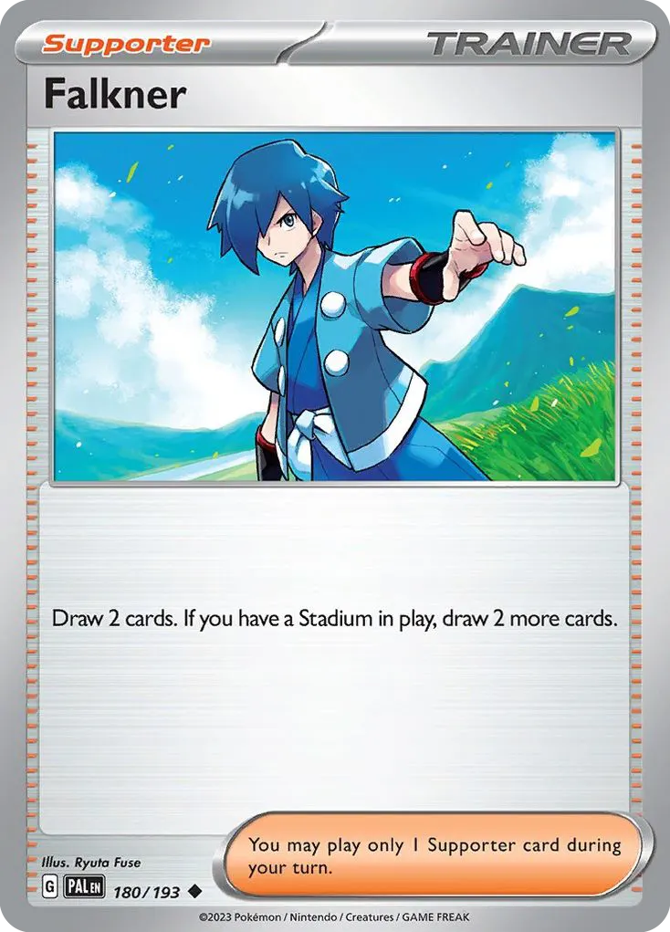 Falkner — Paldea Evolved 180 Pokémon card