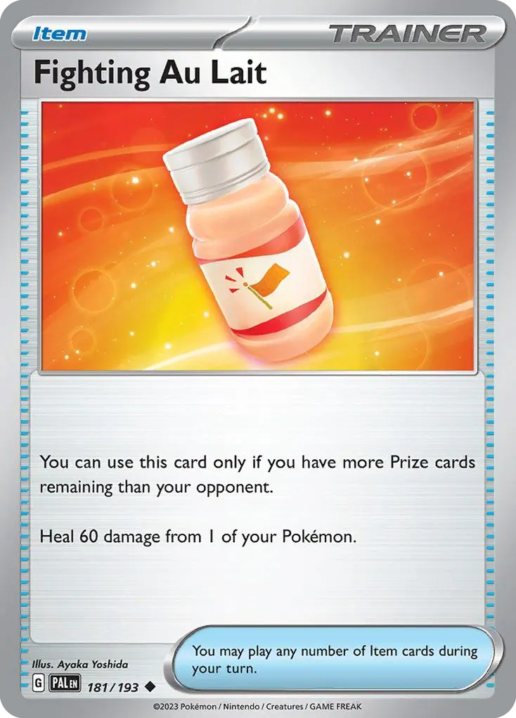 Fighting Au Lait — Paldea Evolved 181 Pokémon card