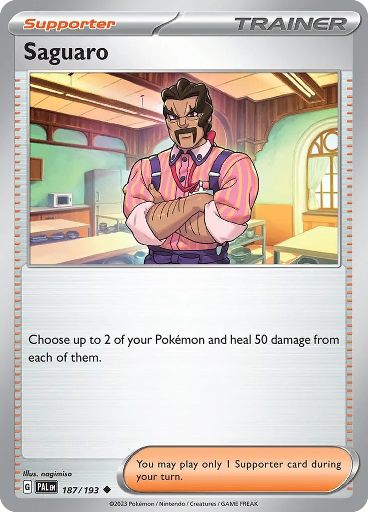 Saguaro — Paldea Evolved 187 Pokémon card