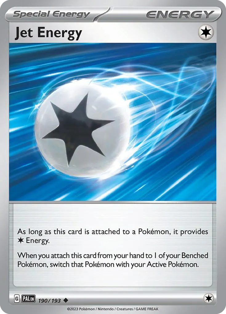 Jet Energy — Paldea Evolved 190 Pokémon card