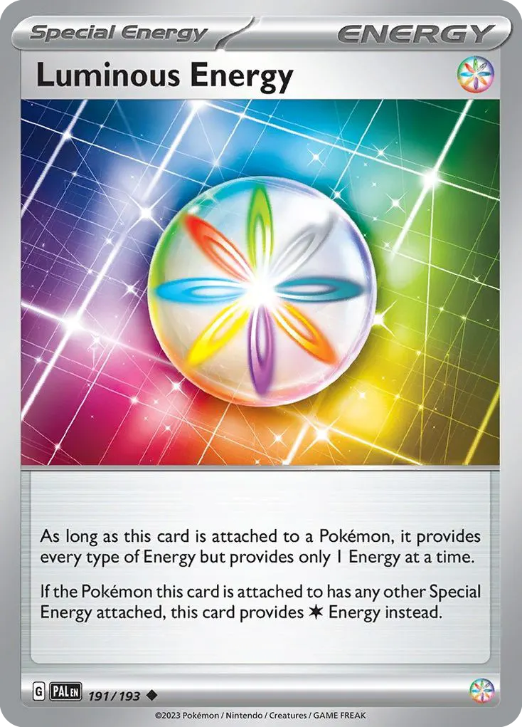 Luminous Energy — Paldea Evolved 191 Pokémon card