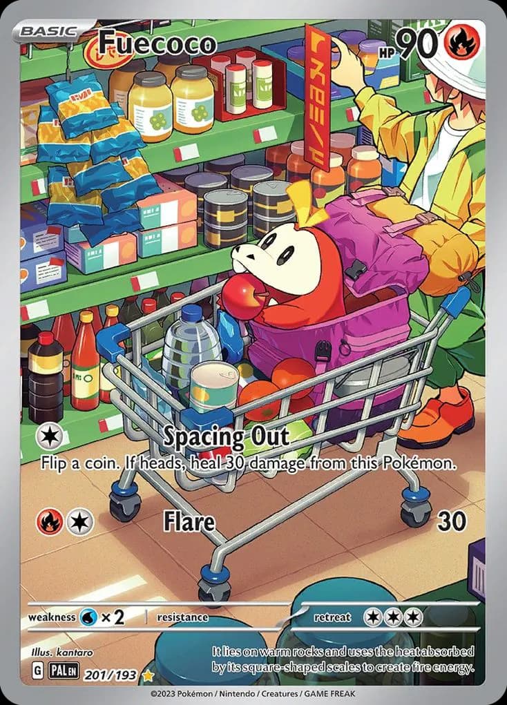Fuecoco — Paldea Evolved 201 Pokémon card
