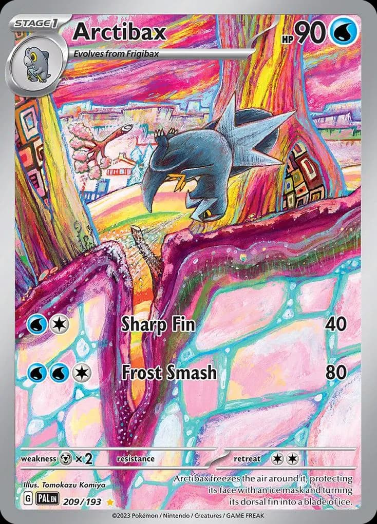 Arctibax — Paldea Evolved 209 Pokémon card