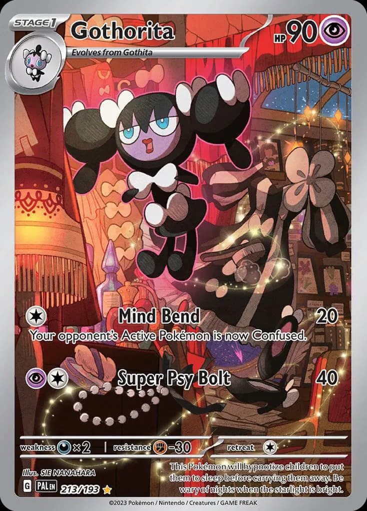 Gothorita — Paldea Evolved 213 Pokémon card