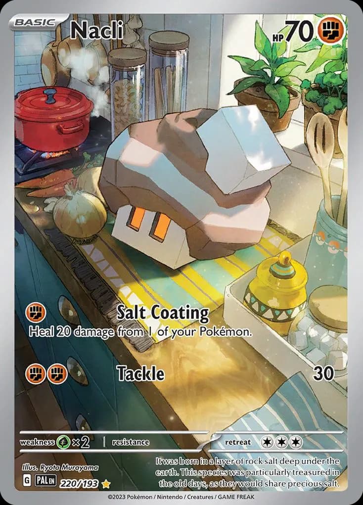 Nacli — Paldea Evolved 220 Pokémon card