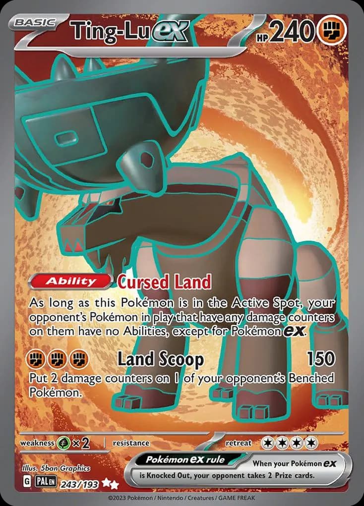 Ting-Lu ex — Paldea Evolved 243 Pokémon card