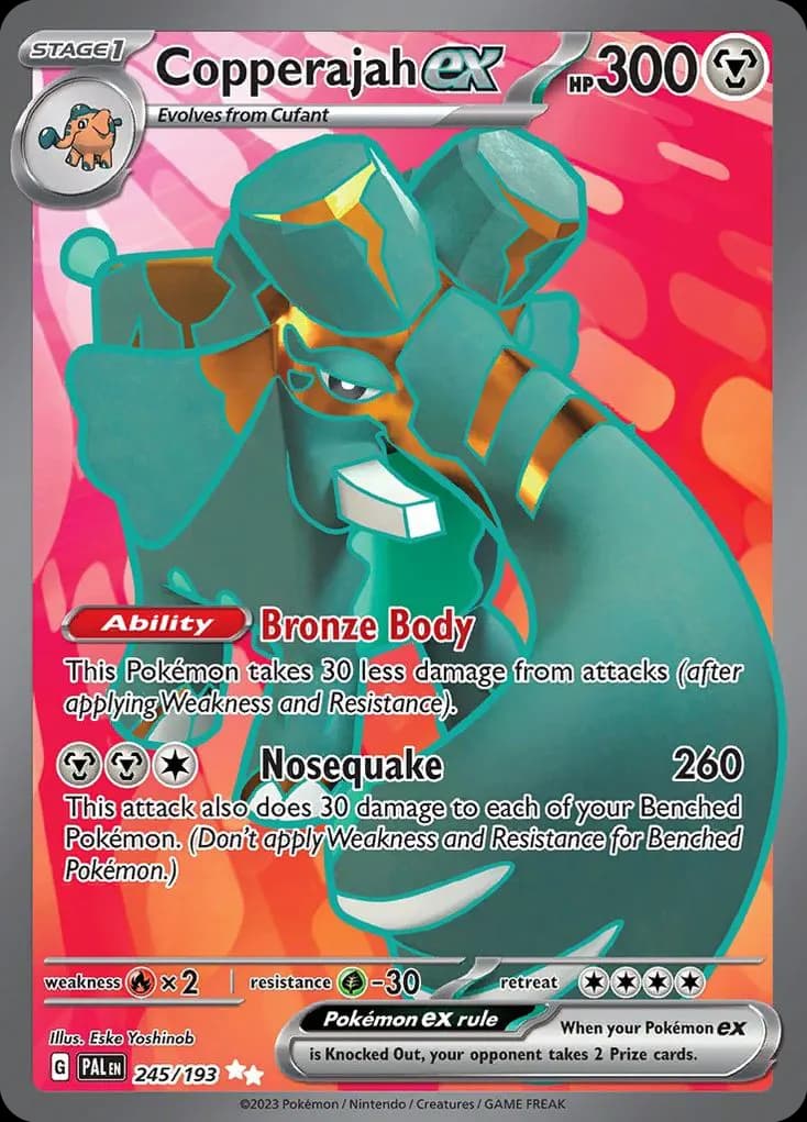 Copperajah ex — Paldea Evolved 245 Pokémon card