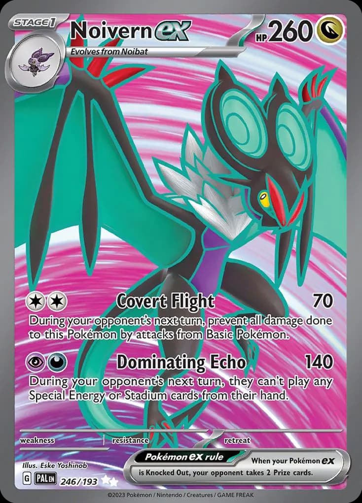 Noivern ex — Paldea Evolved 246 Pokémon card
