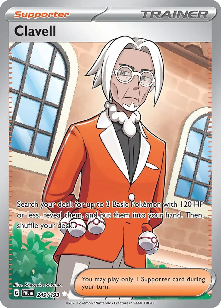 Clavell — Paldea Evolved 249 Pokémon card