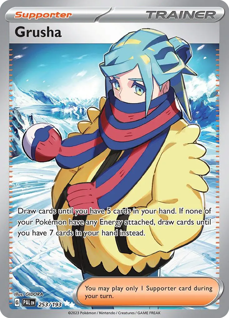 Grusha — Paldea Evolved 253 Pokémon card