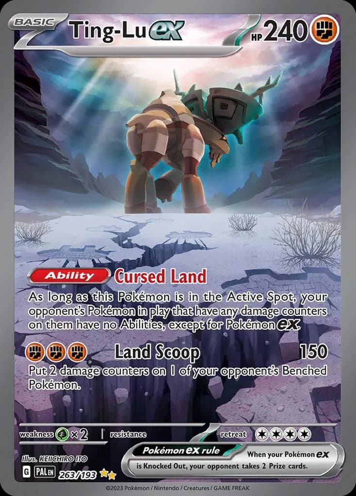 Ting-Lu ex — Paldea Evolved 263 Pokémon card