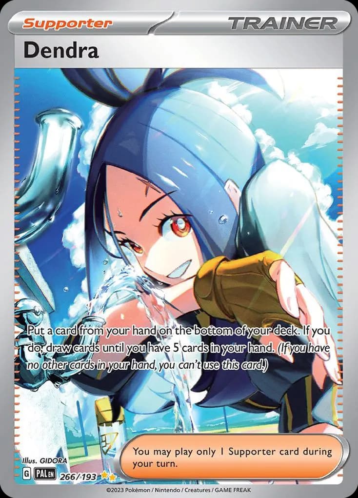 Dendra — Paldea Evolved 266 Pokémon card