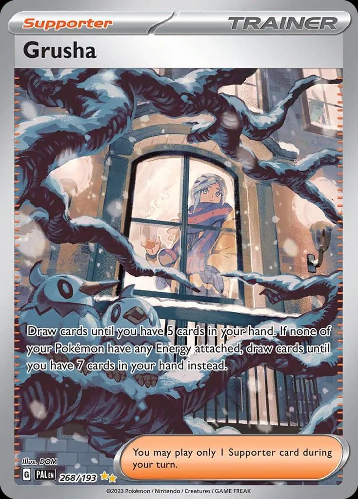 Grusha — Paldea Evolved 268 Pokémon card