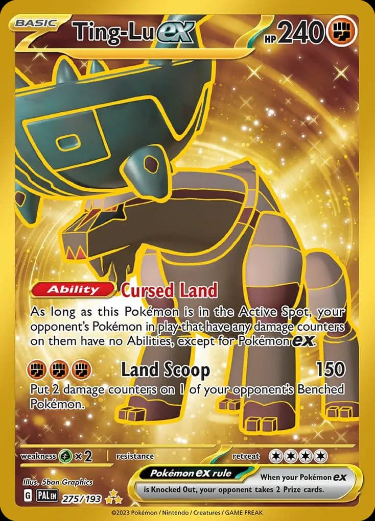 Ting-Lu ex — Paldea Evolved 275 Pokémon card
