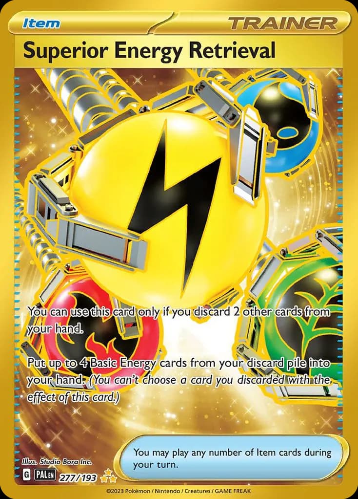 Superior Energy Retrieval — Paldea Evolved 277 Pokémon card