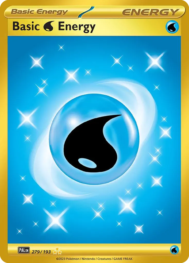 Basic Water Energy — Paldea Evolved 279 Pokémon card