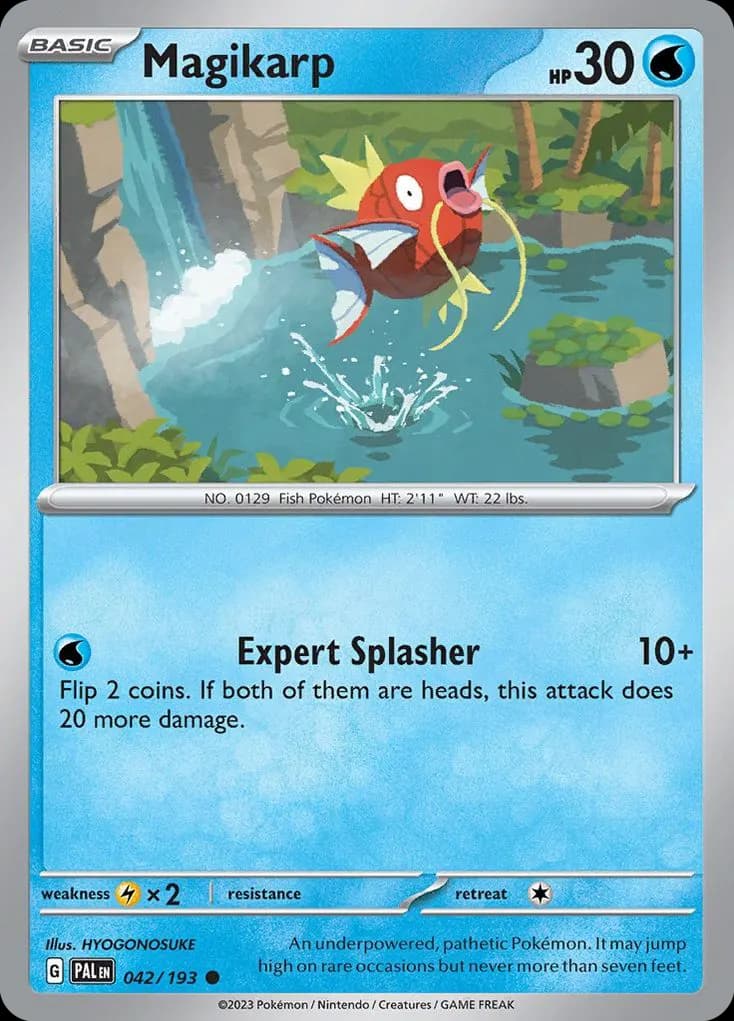 Magikarp — Paldea Evolved 42 Pokémon card