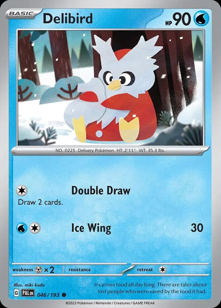Delibird — Paldea Evolved 46 Pokémon card
