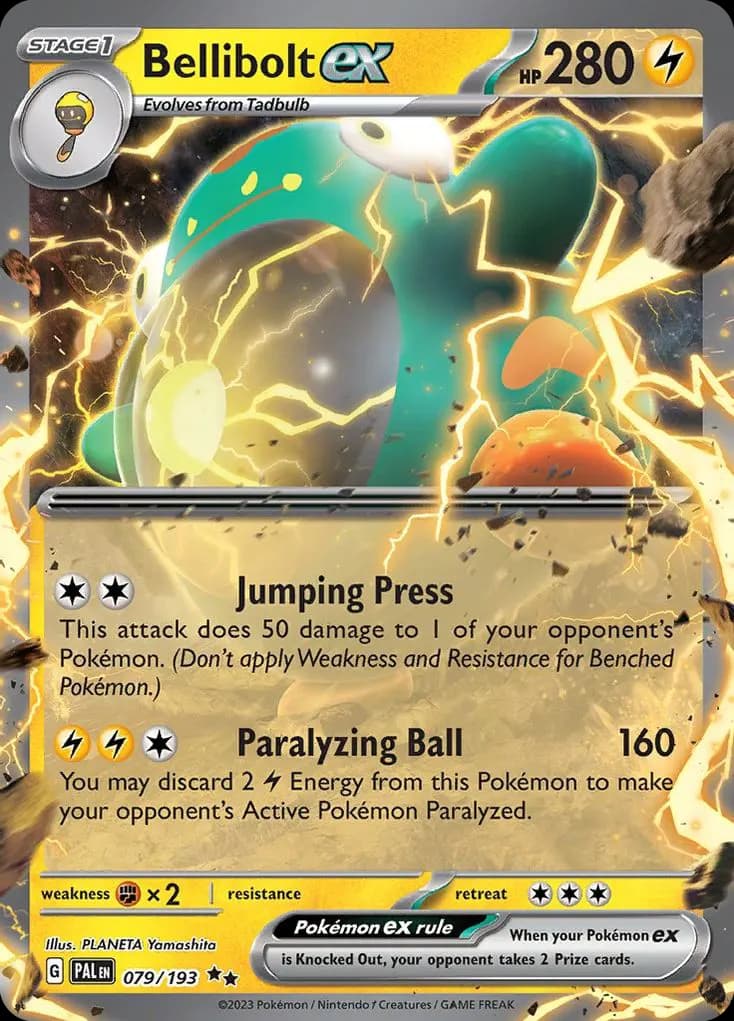 Bellibolt ex — Paldea Evolved 79 Pokémon card