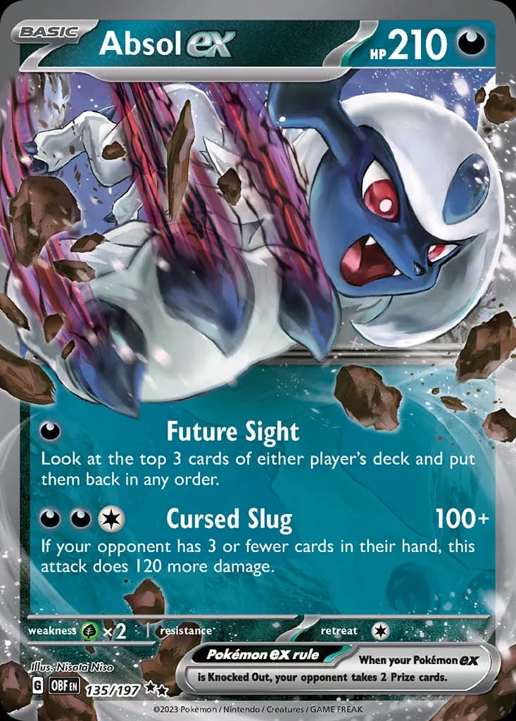 Absol ex — Obsidian Flames 135 Pokémon card