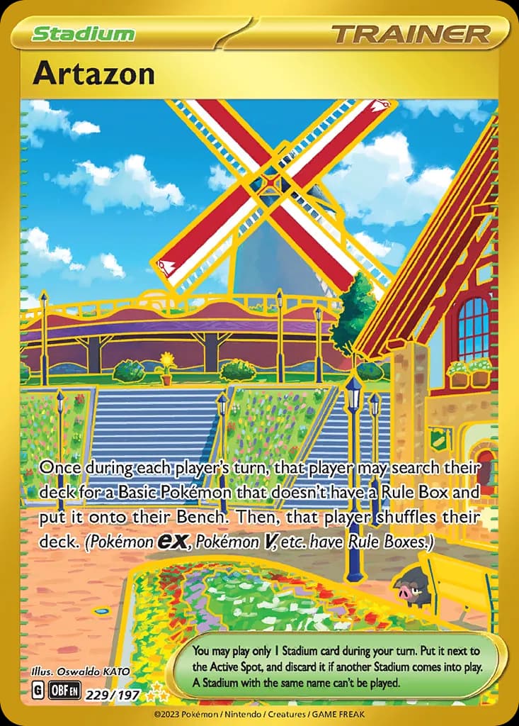 Artazon — Obsidian Flames 229 Pokémon card
