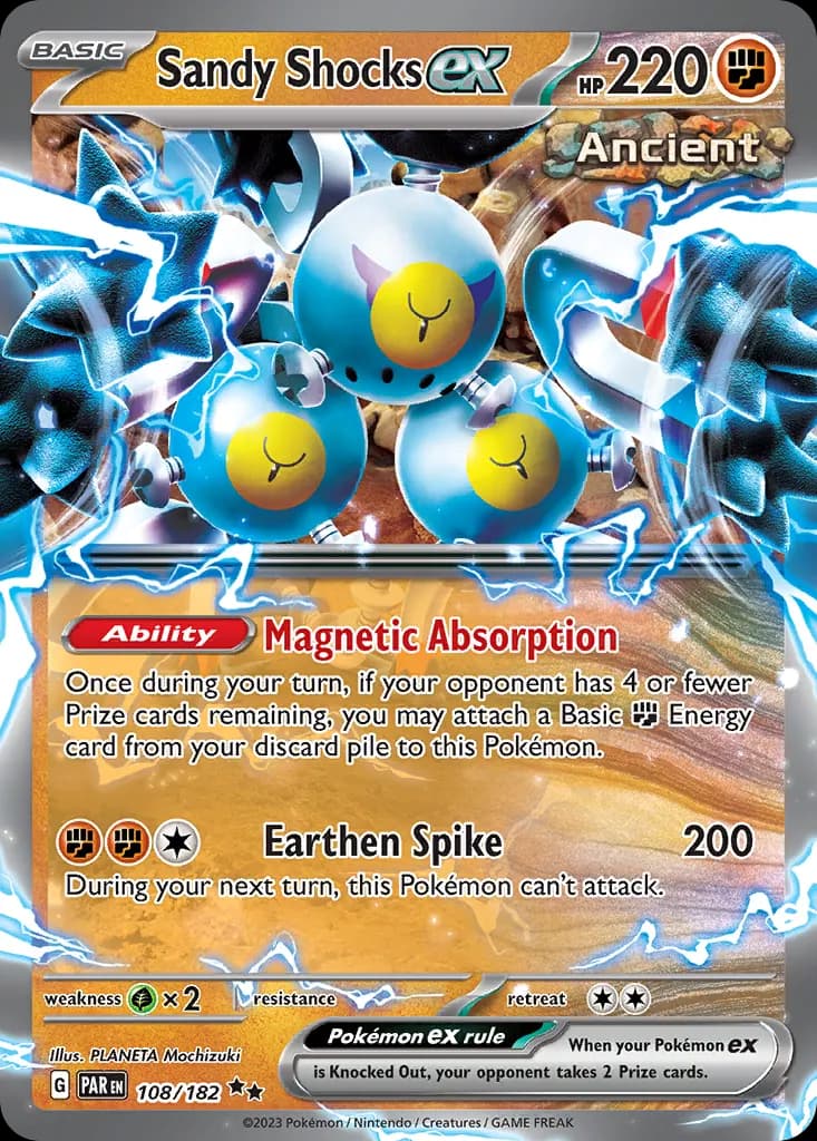 Sandy Shocks ex — Paradox Rift 108 Pokémon card