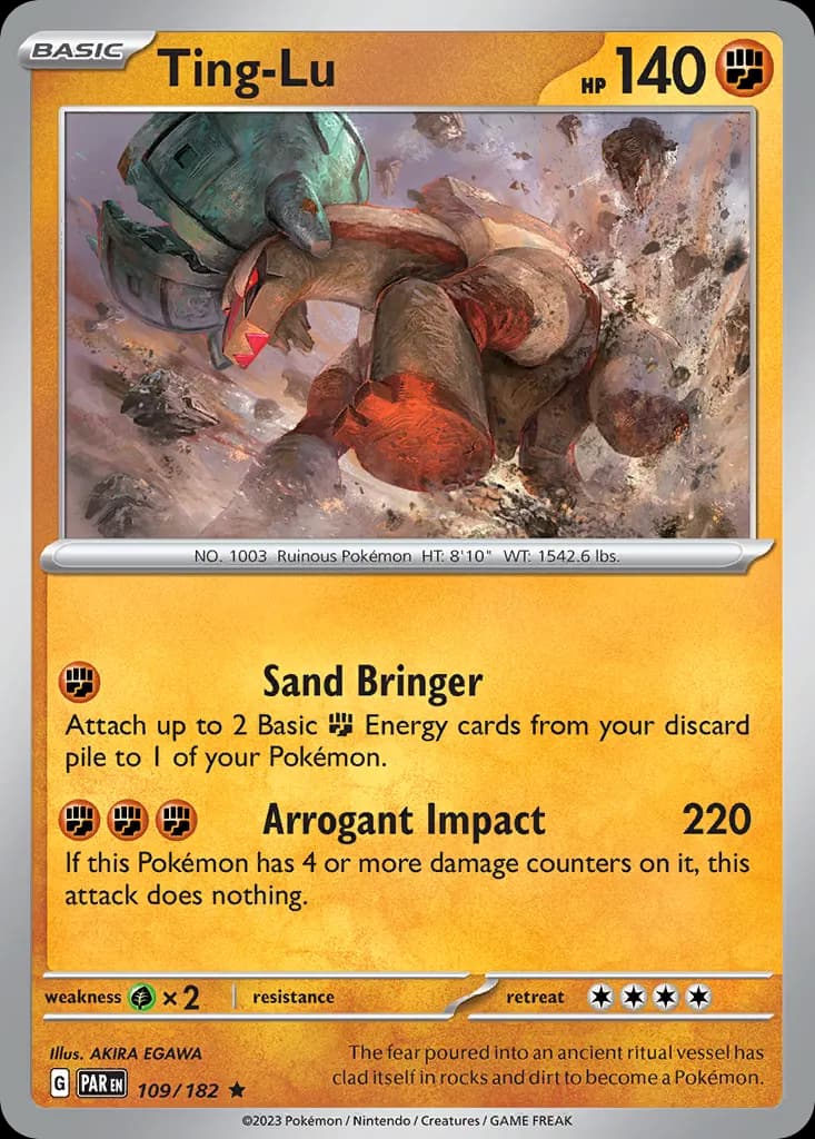 Ting-Lu — Paradox Rift 109 Pokémon card