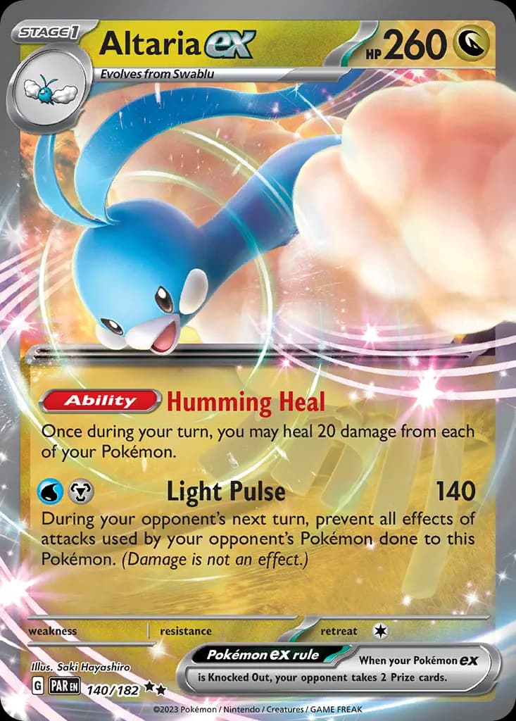 Altaria ex — Paradox Rift 140 Pokémon card