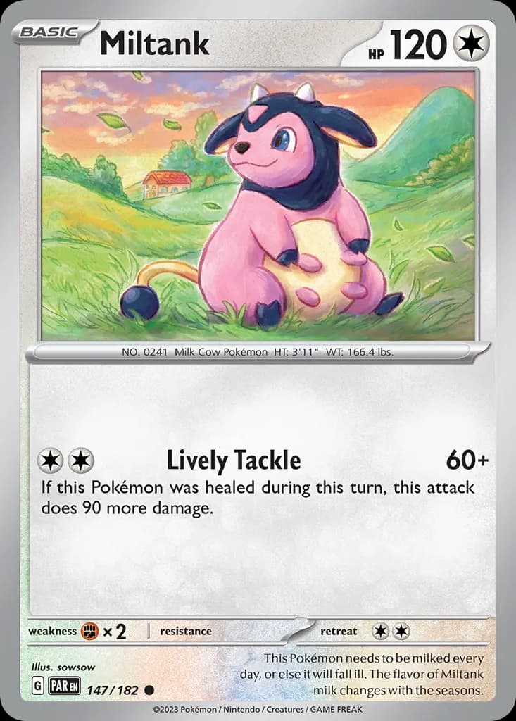 Miltank — Paradox Rift 147 Pokémon card